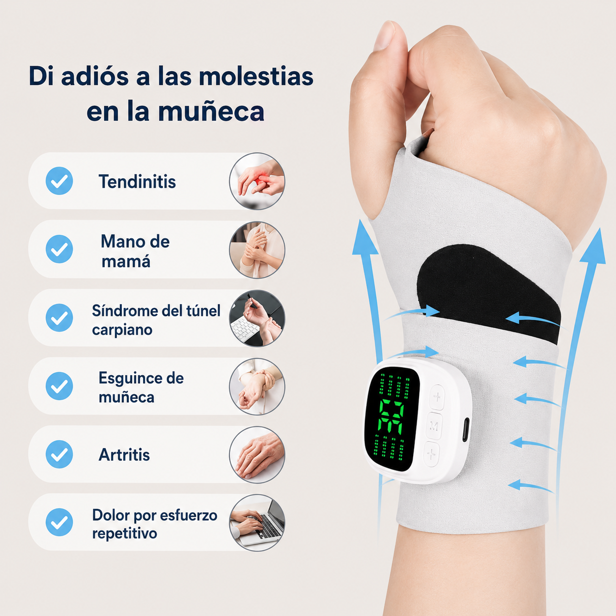 RecuMovex™ Electropulsos ajustables
